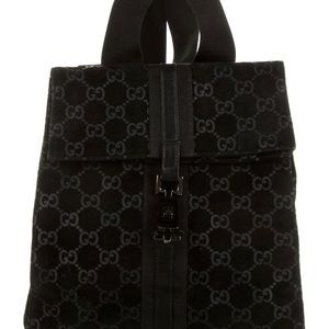 Gucci GG Suede Jackie Backpack